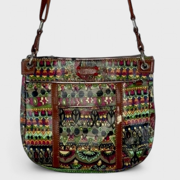 Sakroots Handbags - Sakoots Waxed Canvas Peace Crossbody Bag